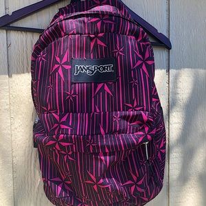 Jansport Backpack pink stars